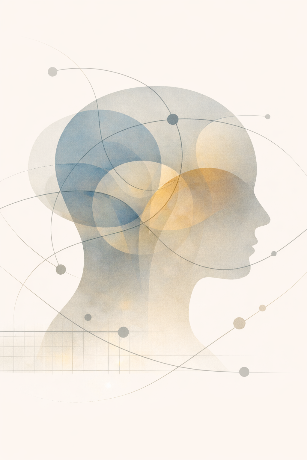 Abstract anatomical illustration